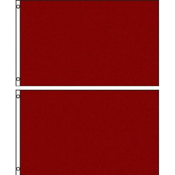 Burgundy Solid Color Flag 3x5 Blank Sublimation Flag Dark Red Maroon Flag 